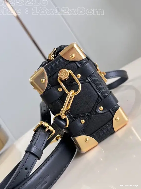 AAA Pruses Bags LOUIS Side VUITTON PM-18*12.5*8CM Trunk 0524